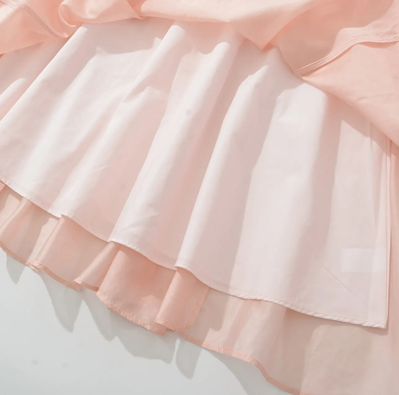 Whispering Rose Flowing Chiffon Midi Dress