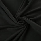 Flore Black Crystal Straps Backless Gown