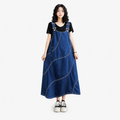 Chic Korean Retro A-Line Dress
