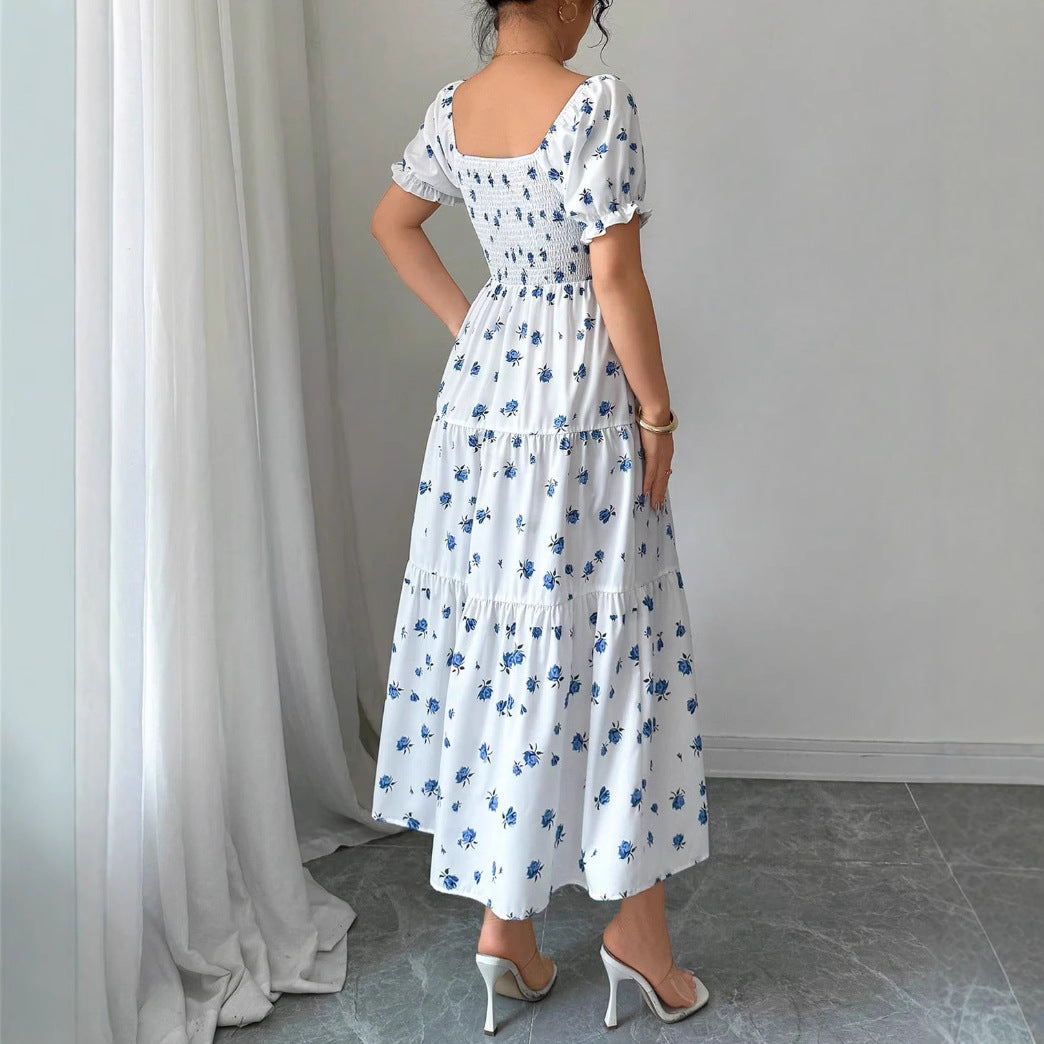 Elegant European and American Style Maxi Dress